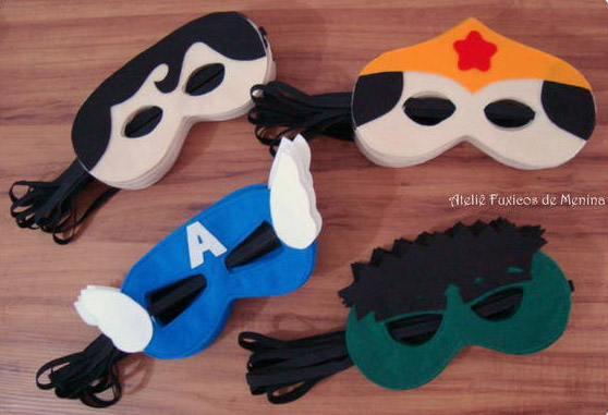 mascaras de super heroi
